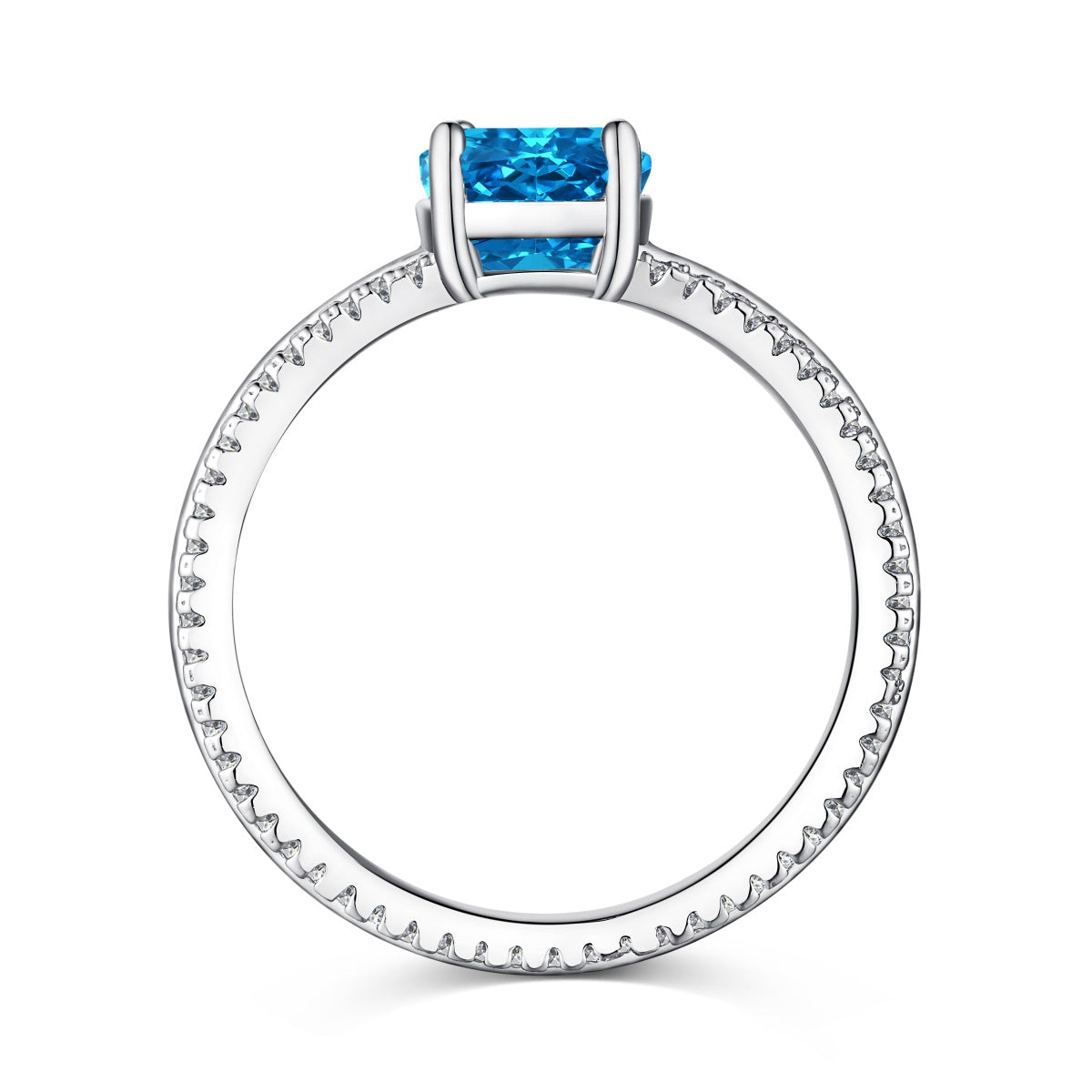 Ice Crushed 925 Silver Ring