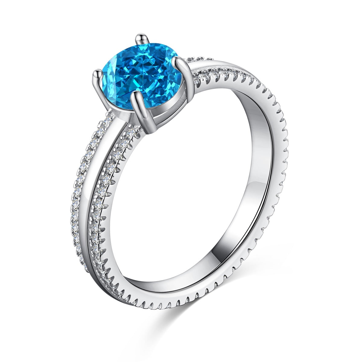 Ice Crushed 925 Silver Ring