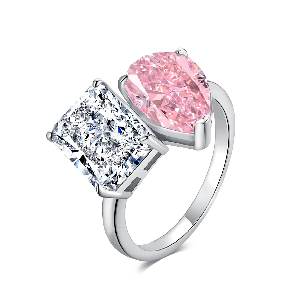 Pink Zircon Silver Ring 925 |Fathy Ibrahim – Fathy Ibrahim - فتحي إبراهيم