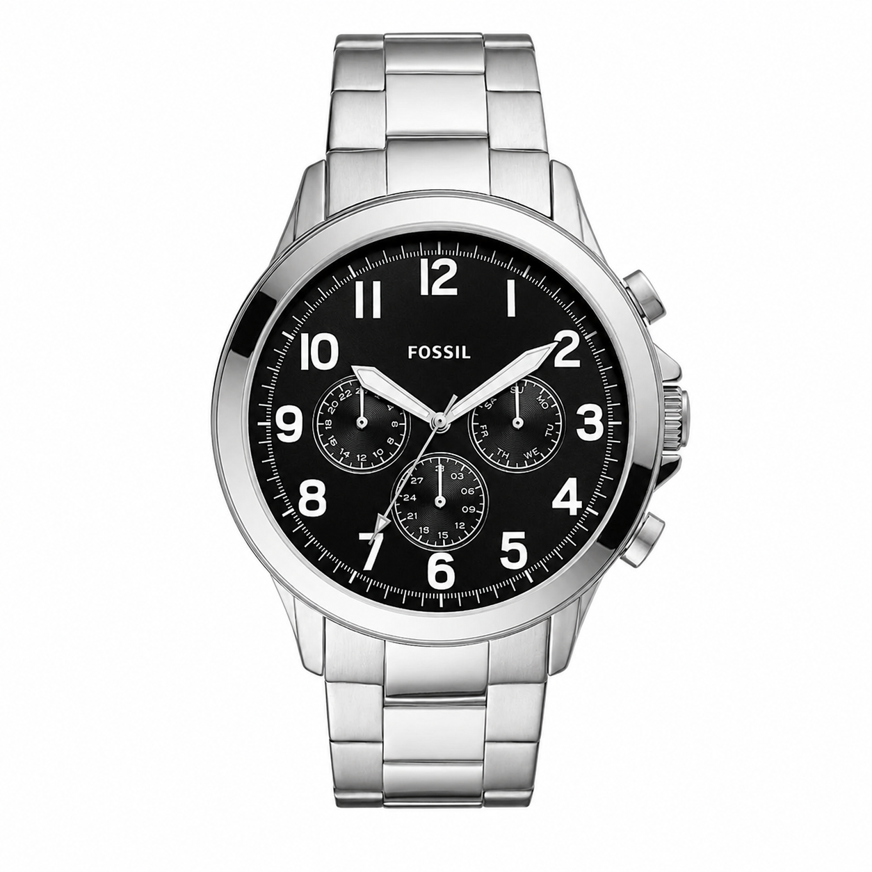 Fossil Men's Flynn Chronograph Brown Leather Watch - BQ2512