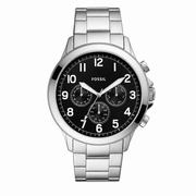 Fossil Men's Flynn Chronograph Brown Leather Watch - BQ2512