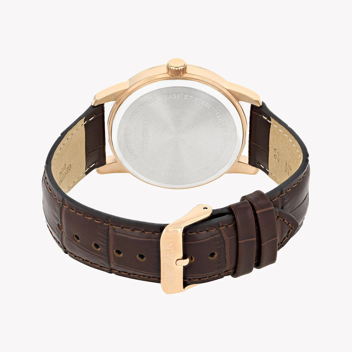 Citizen Men's Quartz Watch with Brown Leather Strap, AK5003-05A