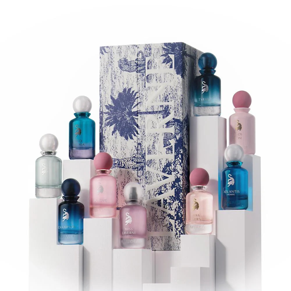 مجموعة عطور جريت جاردن من لافيرن للنساء 9×25 مل - أو دو بارفان