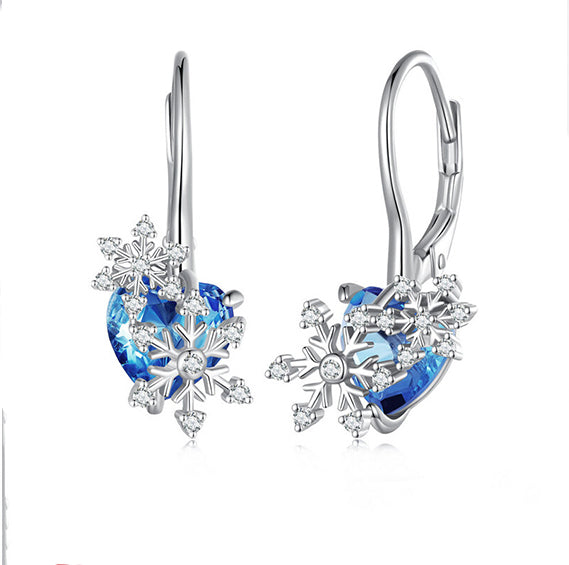 Love Snow 925 Silver Earing