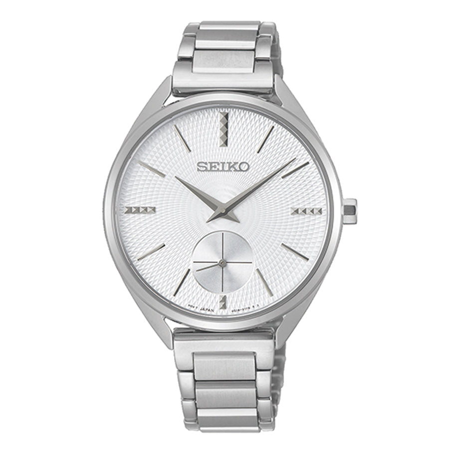 Seiko Classic White Dial Small Seconds Men's Watch