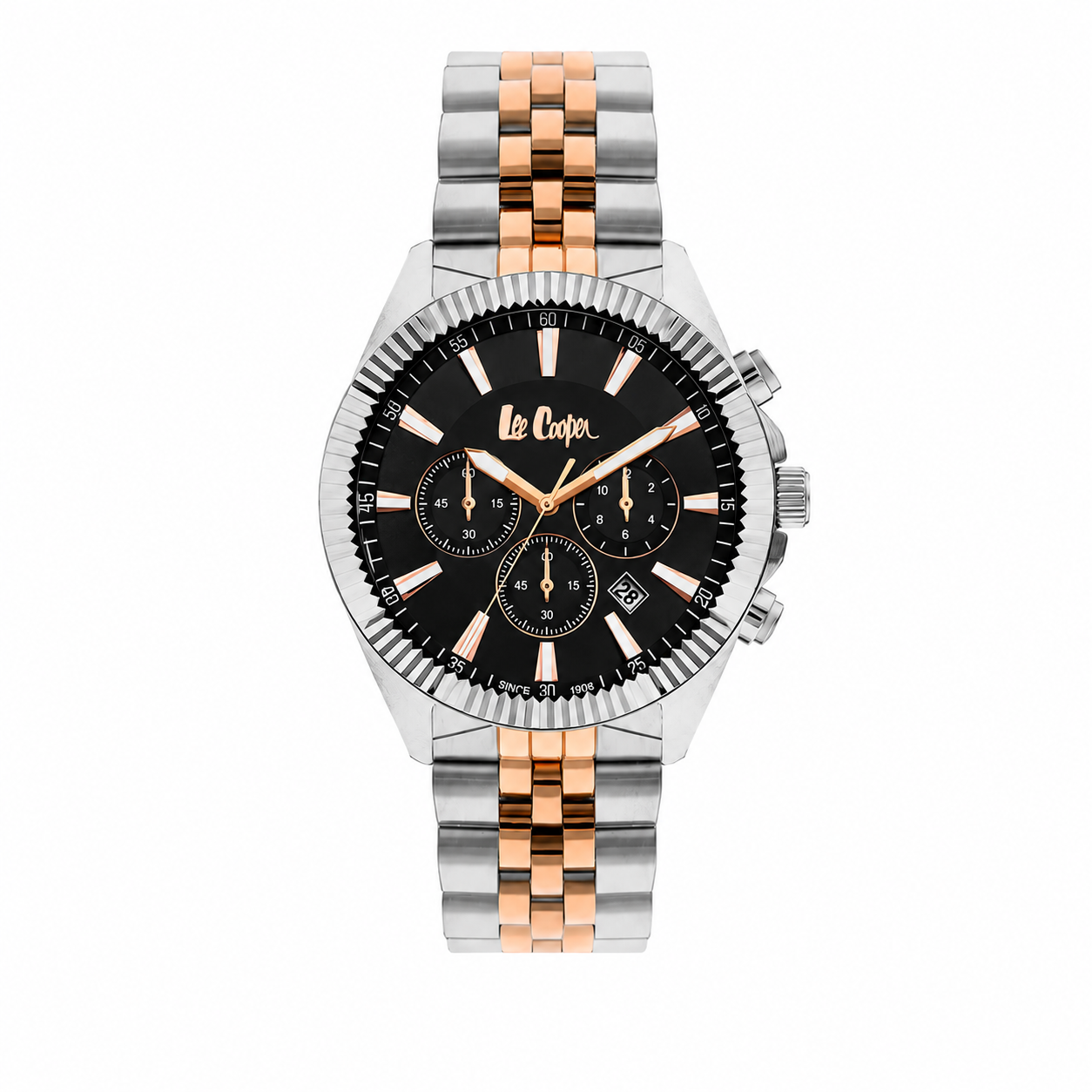 Lee Cooper Men’s Multi Function Grey Dial Two Tone Stainless Steel Watch – LC07838.560