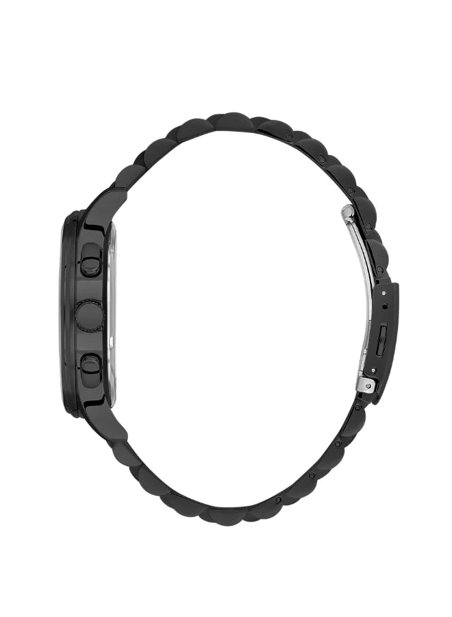 Beverly Hills Polo Club Black Dial Black Stainless Steel Men's Watch