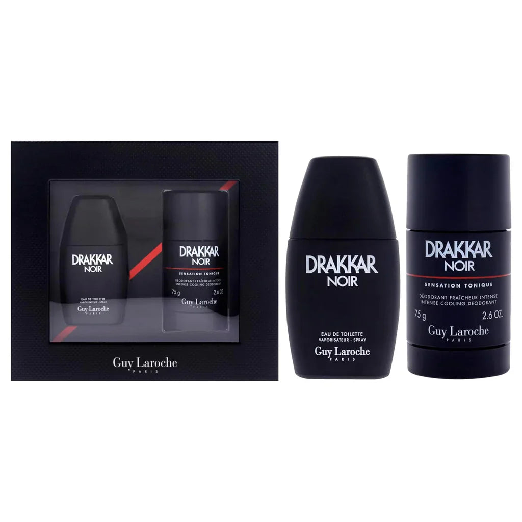 Guy Laroche Drakkar Noir for Men Set – Eau de Toilette 100ml + Deodorant Stick 75g