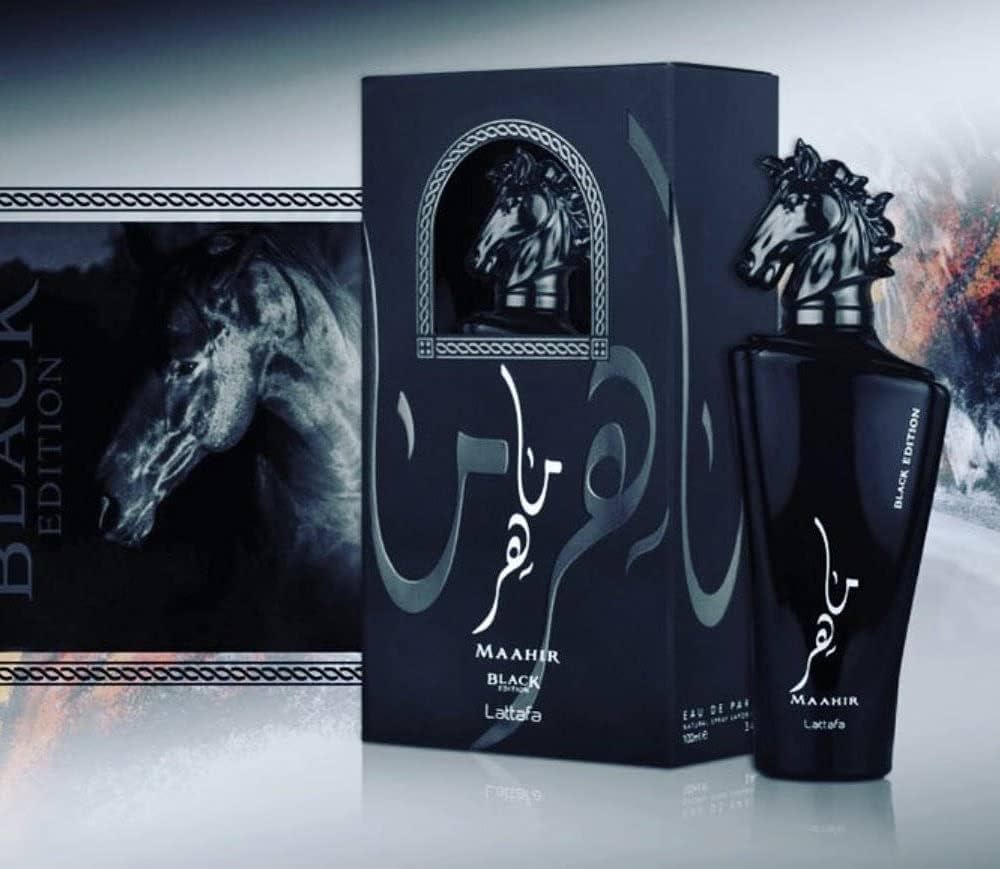 عطر ماهر بلاك ايديشن من لطافة للجنسين , او دو بارفان - 100مل