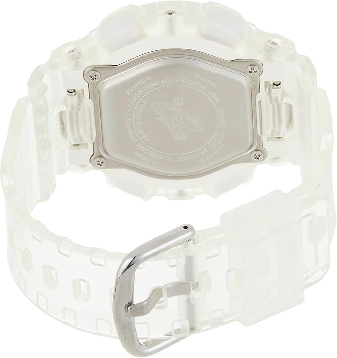 Casio Baby-G Transparent Analog-Digital Women's Wristwatch with Clear Resin Strap
