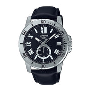MTP-VD200L-1BUDF – ساعة يد كاسيو كلاسيكية بعقارب وسوار جلد للرجال
