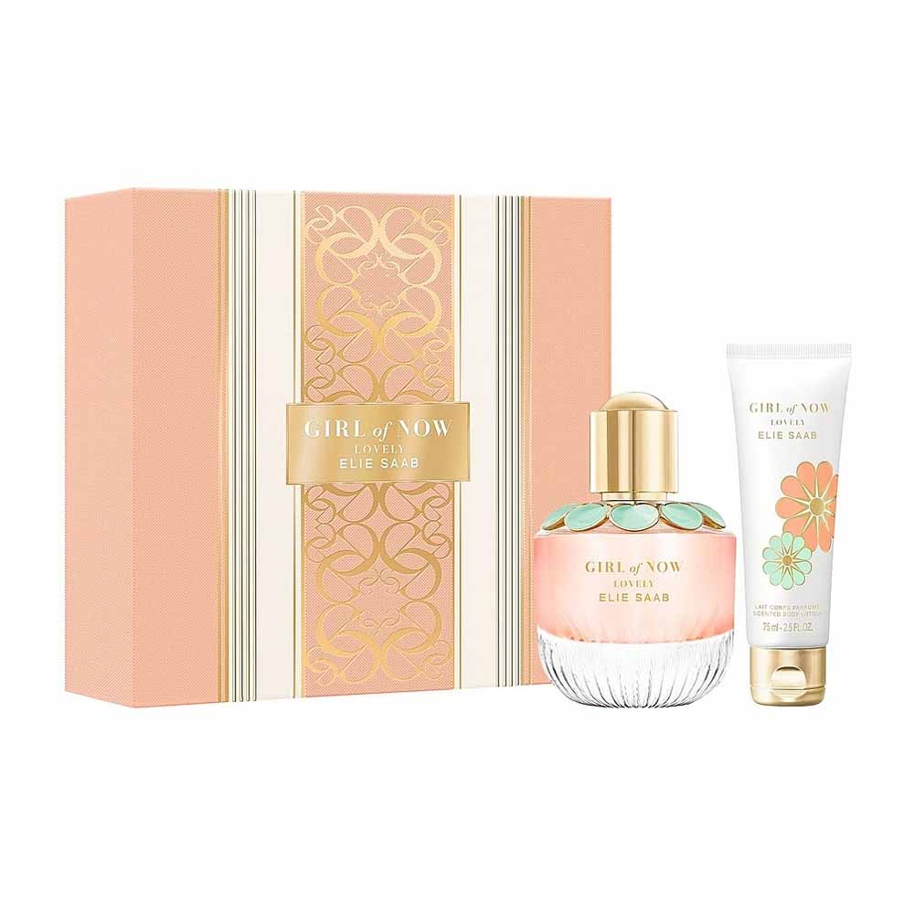 Elie Saab Girl of Now Lovely Eau de Parfum Gift Set for Women (50ml EDP + 75ml Body Lotion)