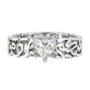 "W Ja'ala Baynakom Mawadda Wa Rahma" White Stone Ring