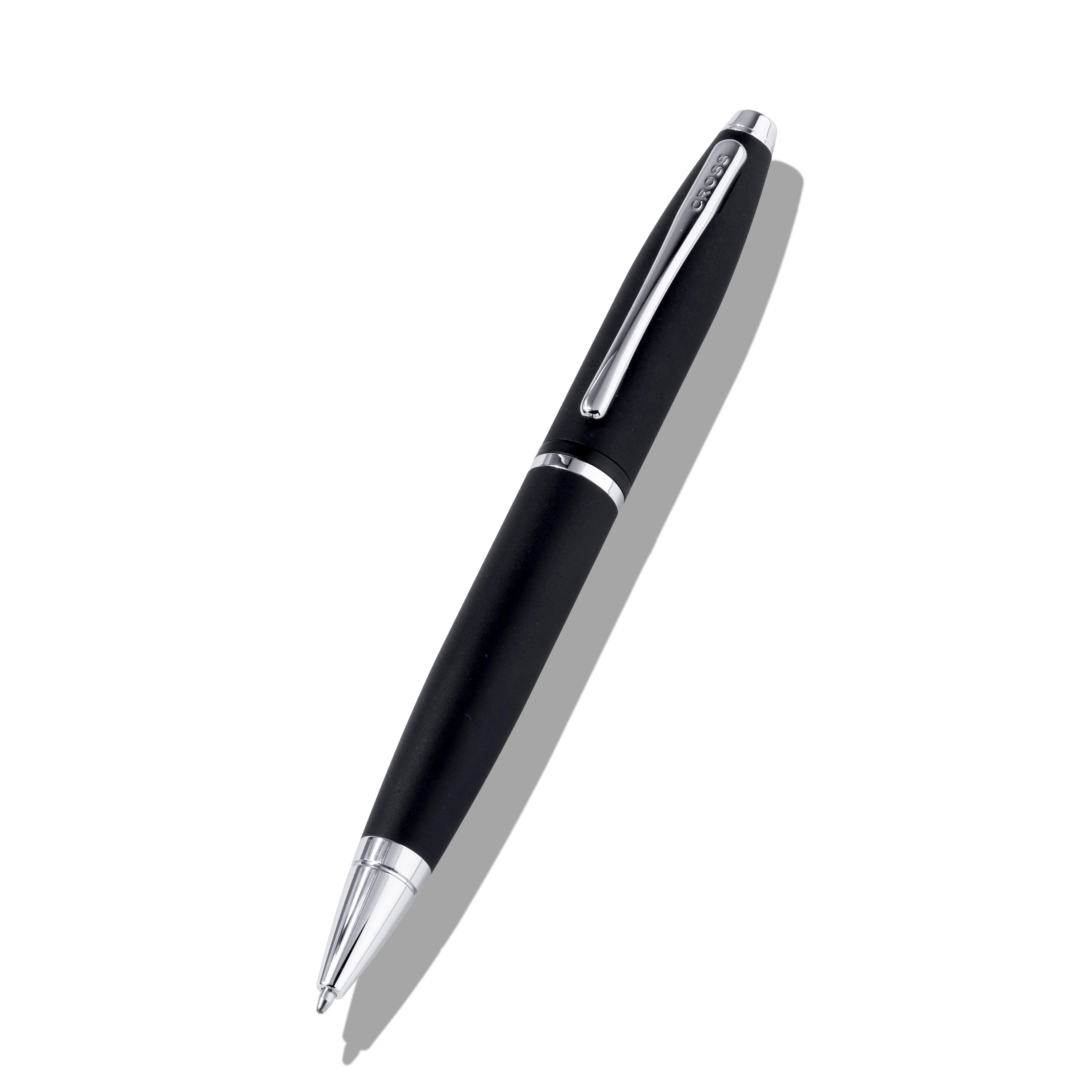Cross Set Black Ballpoint Pen + Men's Leather Wallet – CRBOX3
