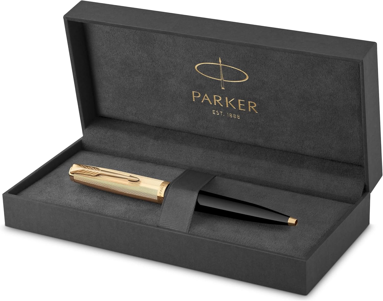 Parker 51 Premium Black GT Ballpoint Pen – Medium Point – Model 2123513