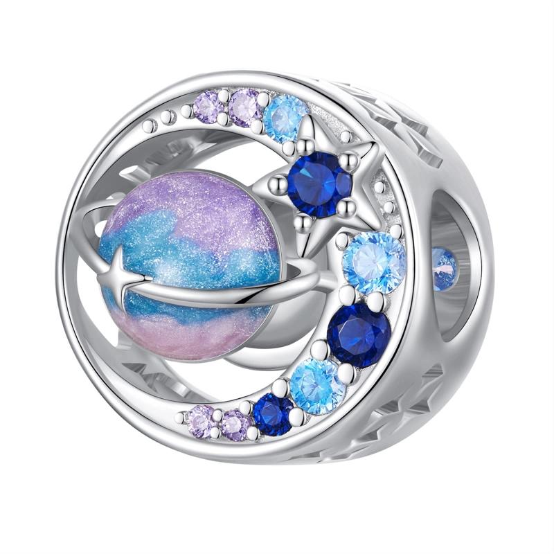 Space 925 Silver Charm