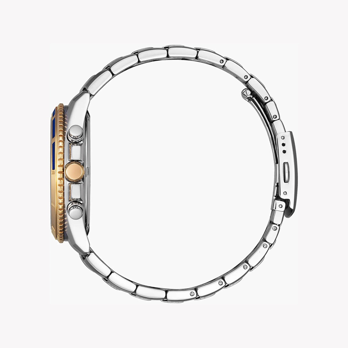 Citizen Quartz Men's Watch with Stainless Steel Bracelet and Blue Dial AN8206-53L