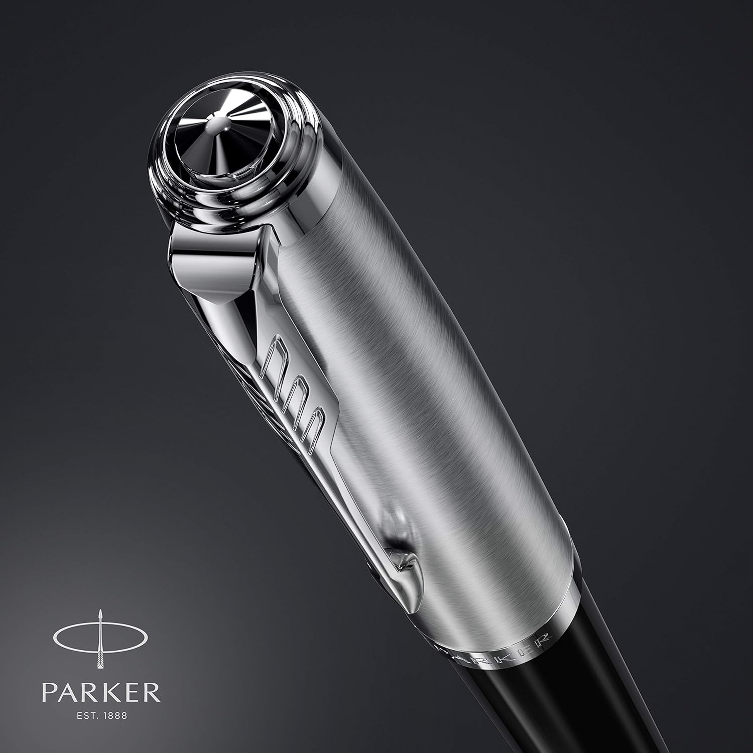 Parker 51 Black CT Ballpoint Pen – Chrome Trim – Model 2123493