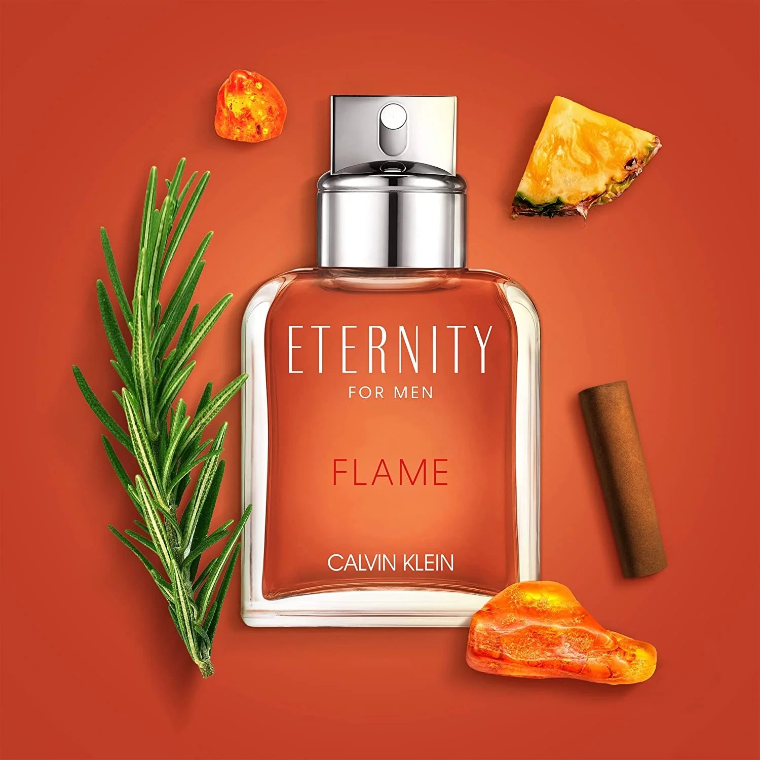 Eternity Flame By Calvin Klein For Men Eau De Toilette 100Ml 