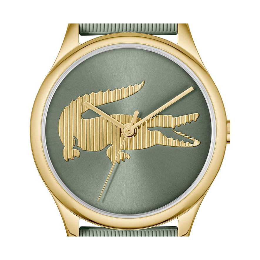 Lacoste Crocodelle Green Rubber Green Dial For Women Watch - 2001481