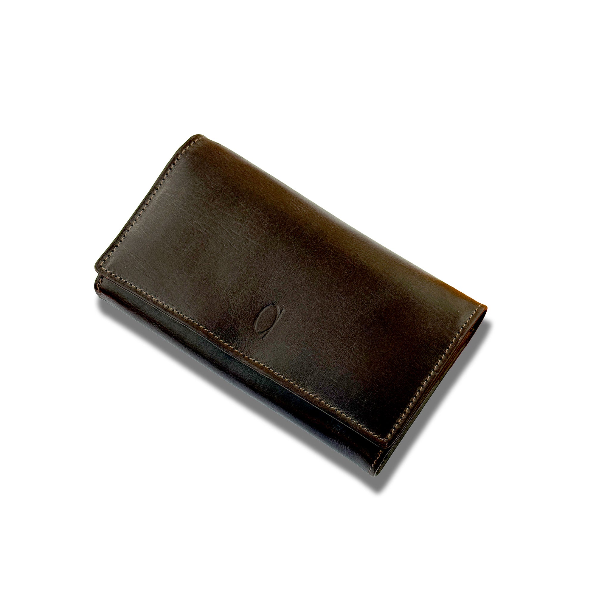 Alpha Women's Genuine Leather Wallet, Brown