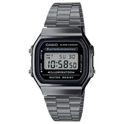 Casio Vintage Digital Unisex Watch – Digital Display & Grey Stainless Steel Bracelet