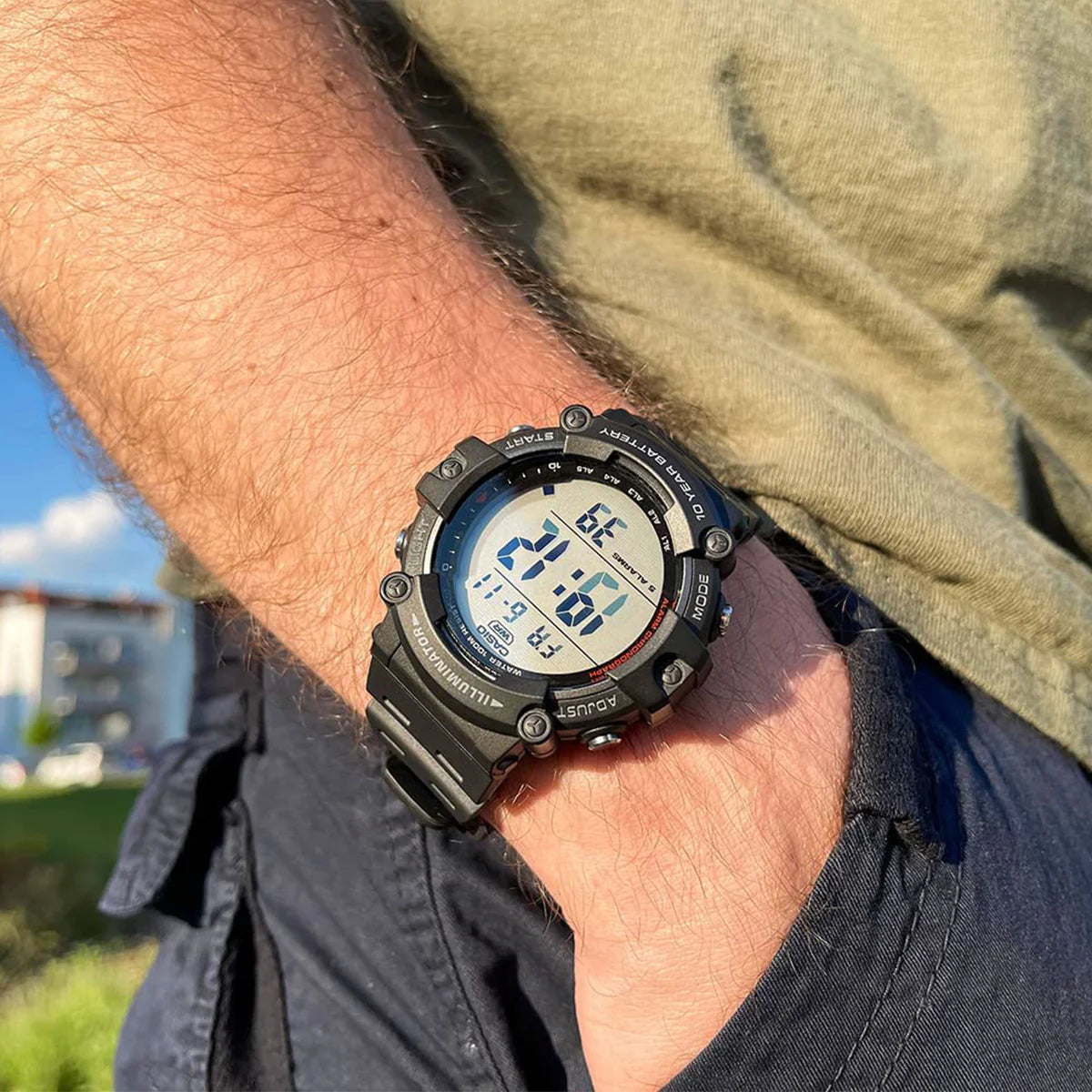 Casio Men's Digital Watch with Resin Strap