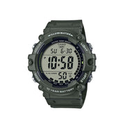 AE-1500WHX-3AVDF - ساعة يد كاسيو رجالي ديجيتال بسوار من الراتينج