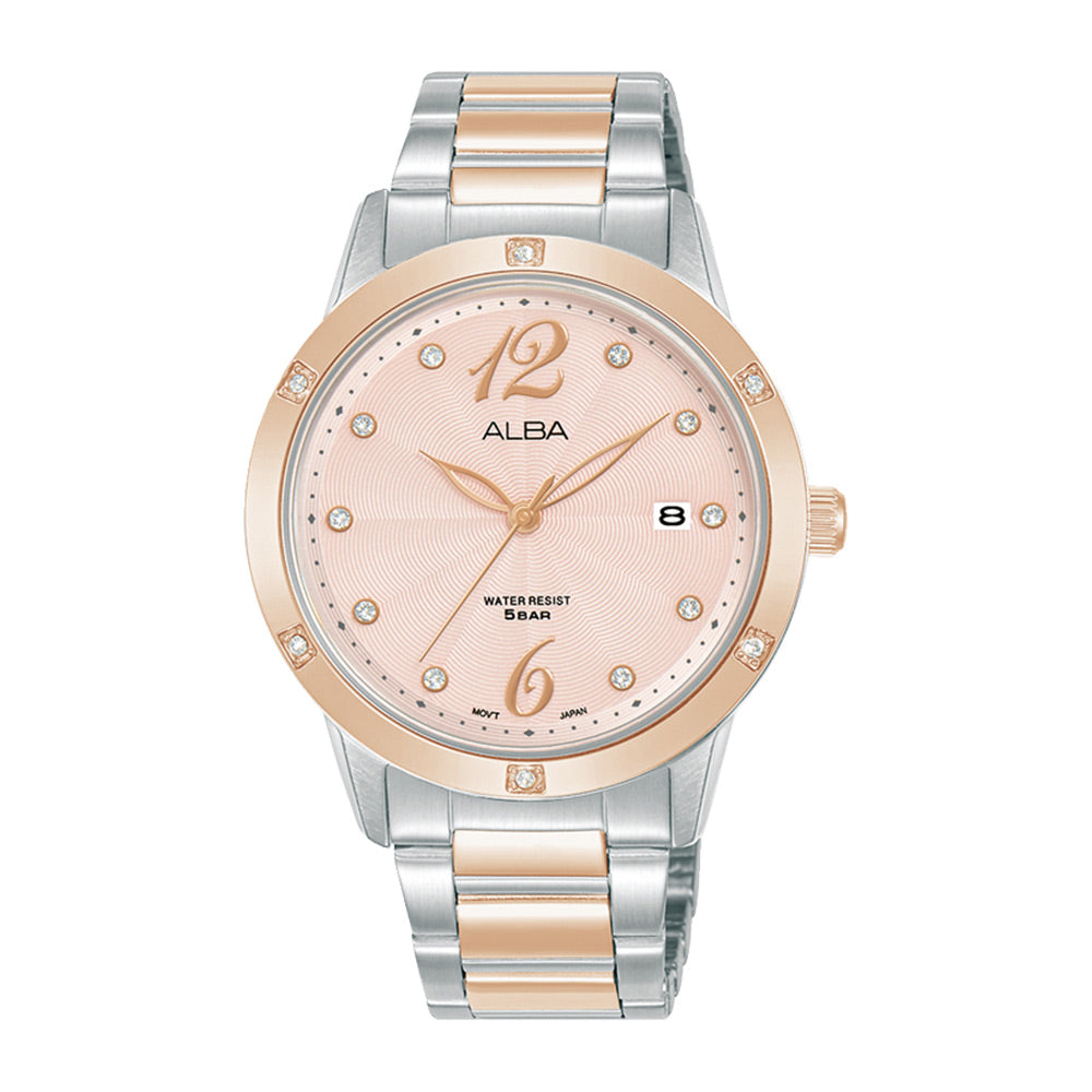 AG8N04X1 – Alba Women's Analog Stainless Steel Watch