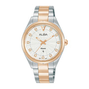 Alba women's analog wristwatch, metal
