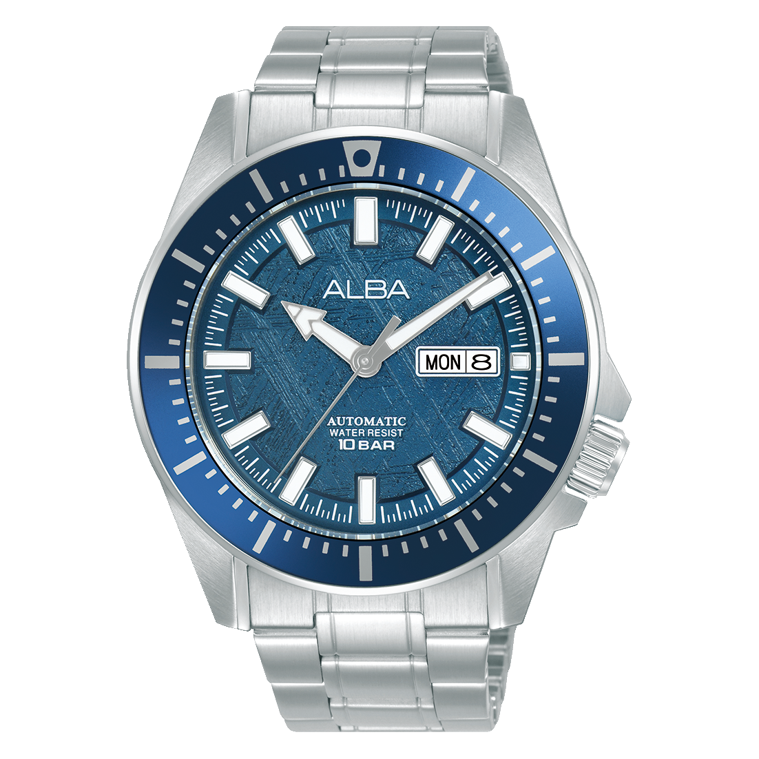 Alba Men's Watch Active Stainless Steel Bracelet Blue Dial AL4715X1