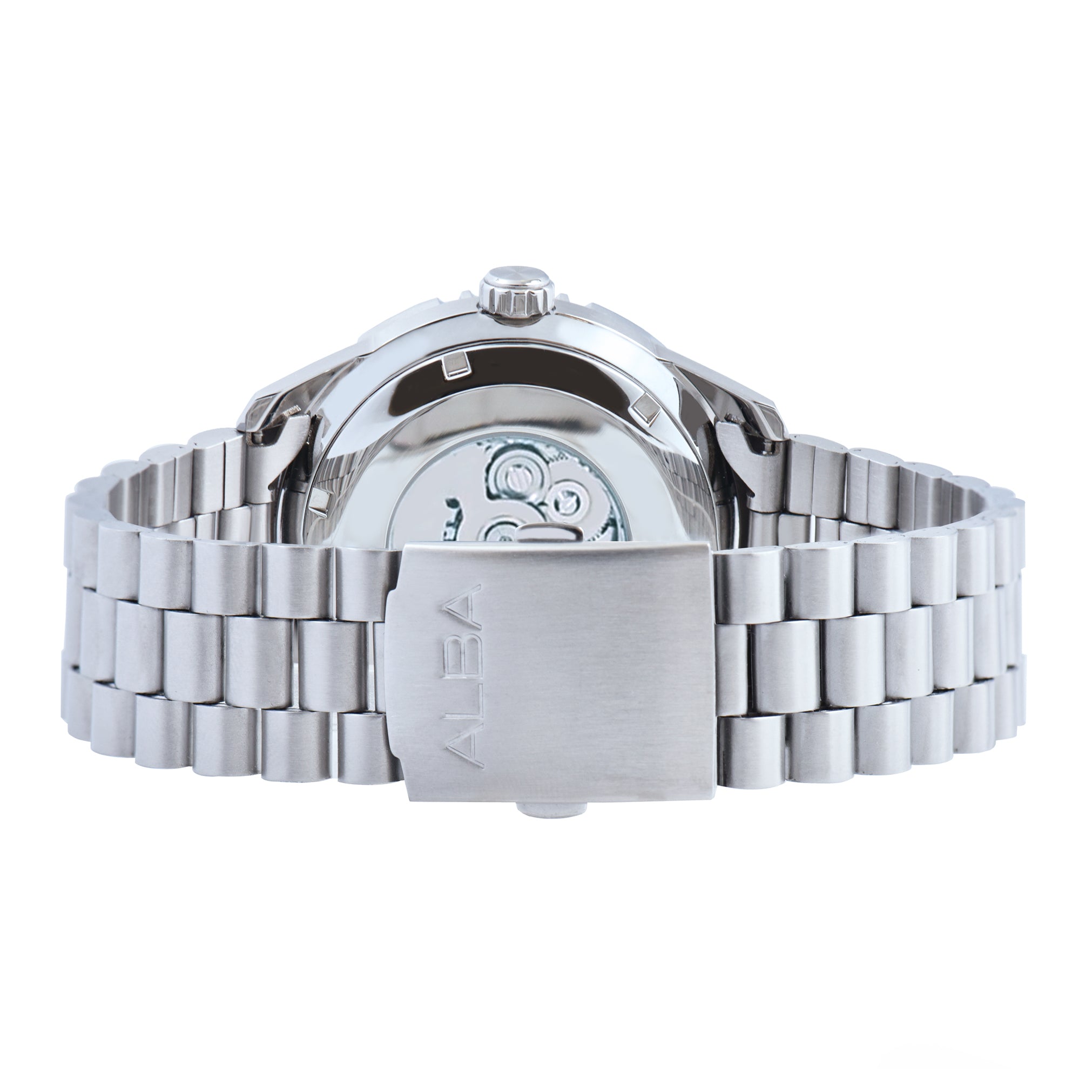 Alba Men's Watch Active Stainless Steel Band Blue Dial AL4735X1