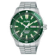 Alba Men's Watch Active Stainless Steel Band Green Dial AL4737X1