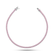Shiny Zircon Bracelets Tennis 925 Sterling Silver