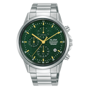 Alba Men’s Prestige Watch Stainless Steel Band Green Dial AM3863X1