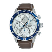 Alba Men's Chronograph Leather Watch