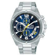 Alba Men's Watch Active Stainless Steel Band Blue Dial AM3987X1