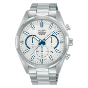 Alba Active Men's Stainless Steel Bracelet Watch Silver Dial AT3J95X1