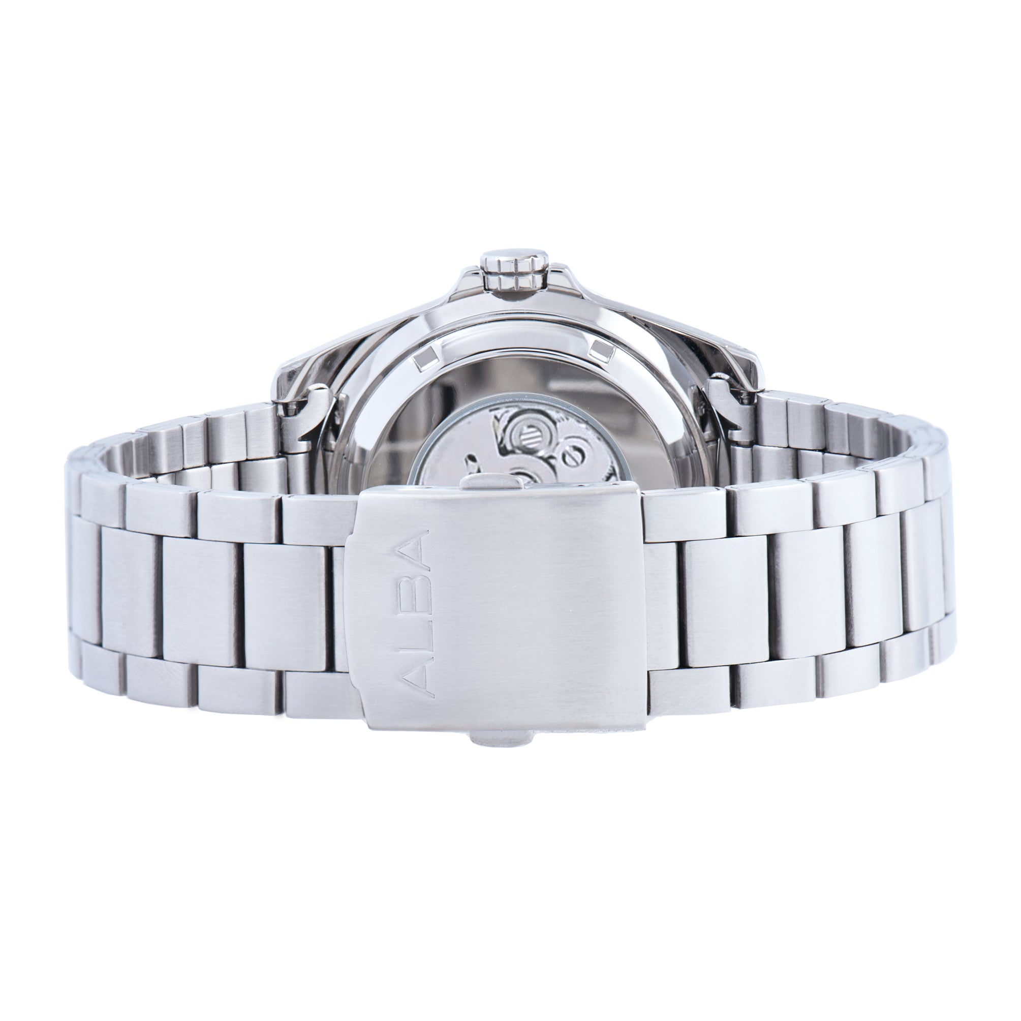 Alba Men's Watch Active Stainless Steel Band Black Dial AU4069X1