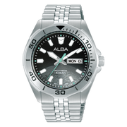 Alba Men's Watch Active Stainless Steel Band Black X Grey Dial AV3575X1