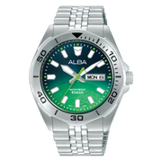 Alba Men's Watch Active Stainless Steel Band Blue X Green Dial AV3579X1