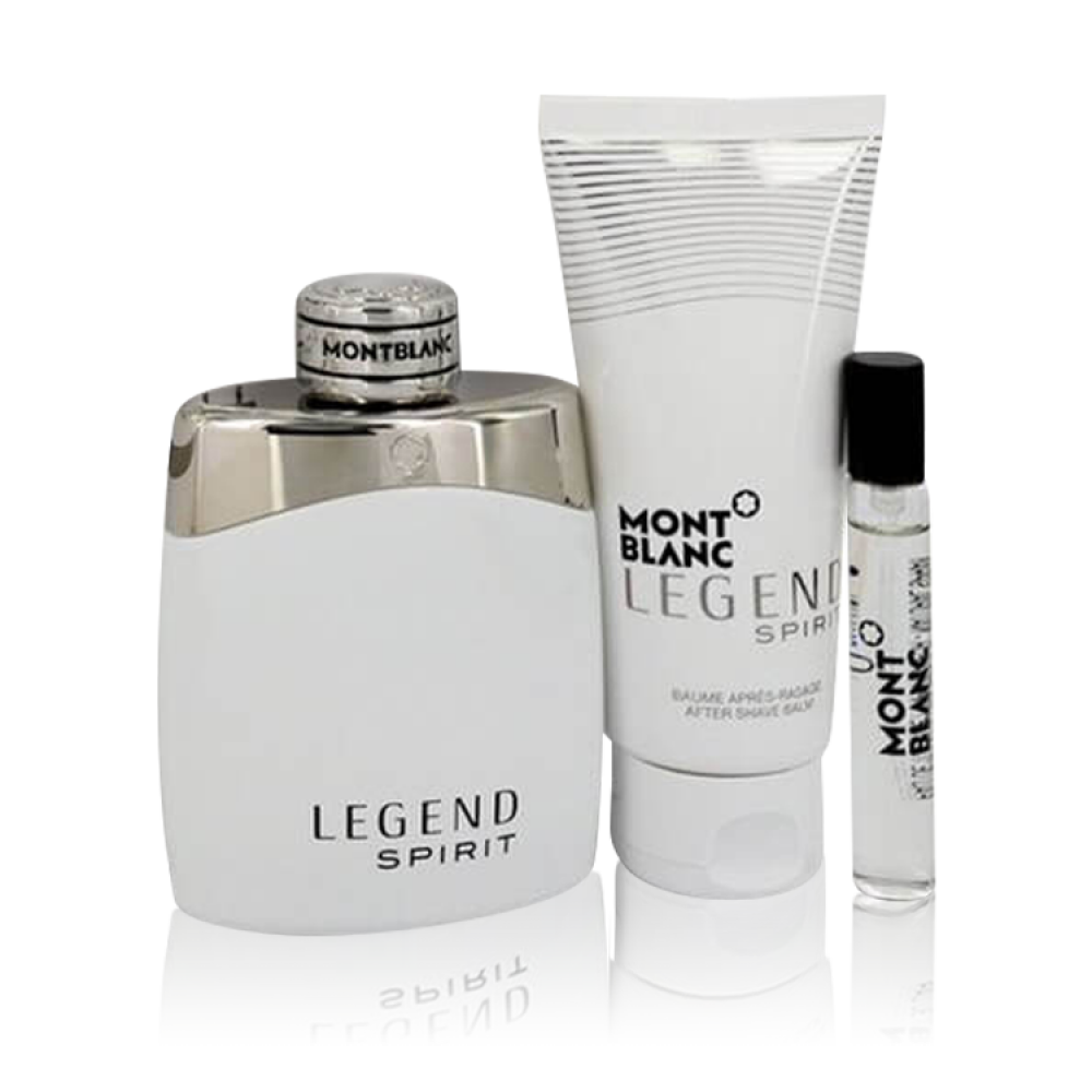 مجموعة عطر مونت بلانك ليجند سبيريت للرجال من مونت بلانك – أو دو تواليت 100مل + 7.5مل + جل استحمام 100مل