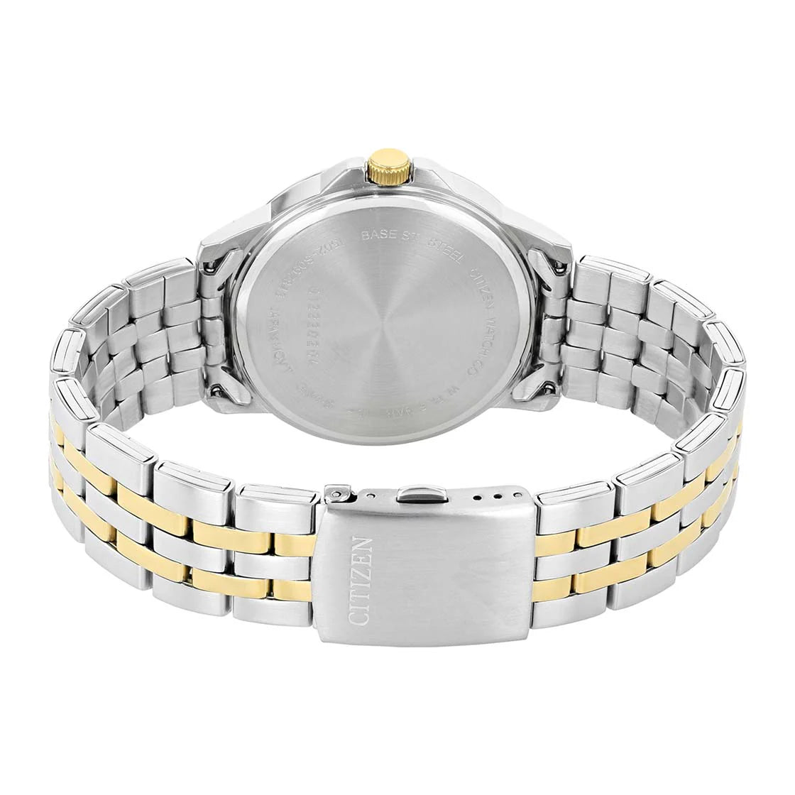 Citizen Stainless Steel Watch for Men with Silver & Gold Bracelet BF2018-52A