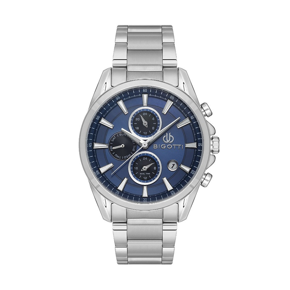 Bigotti Stainless Steel Multi-Function Men's Watch| Fathy Ibrahim