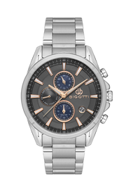 Bigotti Stainless Steel Multi-Function Men's Watch| Fathy Ibrahim