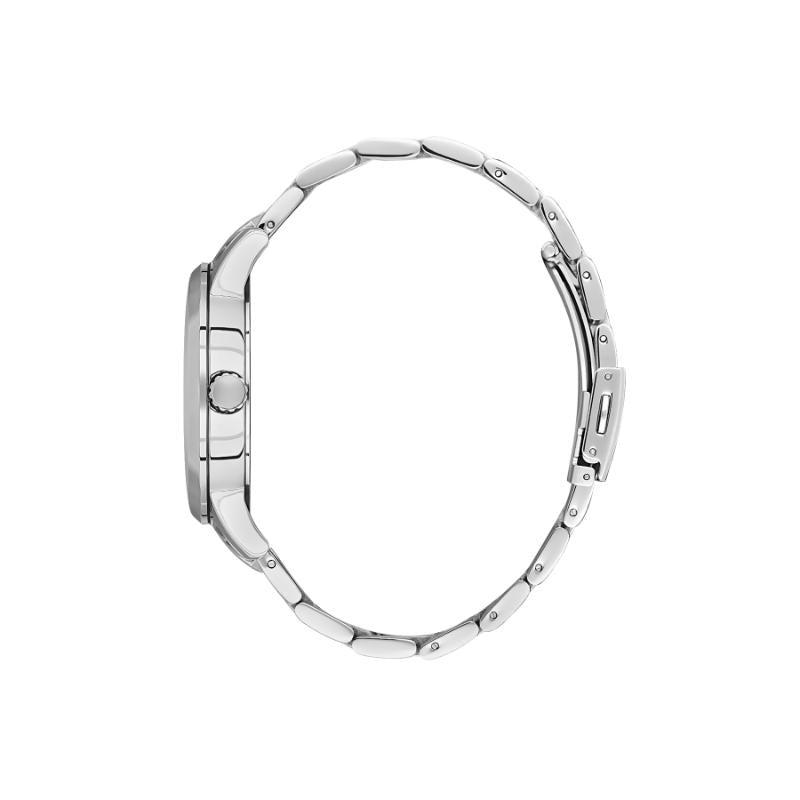 طقم هدايا من بيجوتي (ساعة بيجوتي ستانلس ستيل أنالوج ومحفظة جلد للرجال