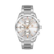 ساعة يد بيجوتي ستانلس ستيل أنالوج للرجال