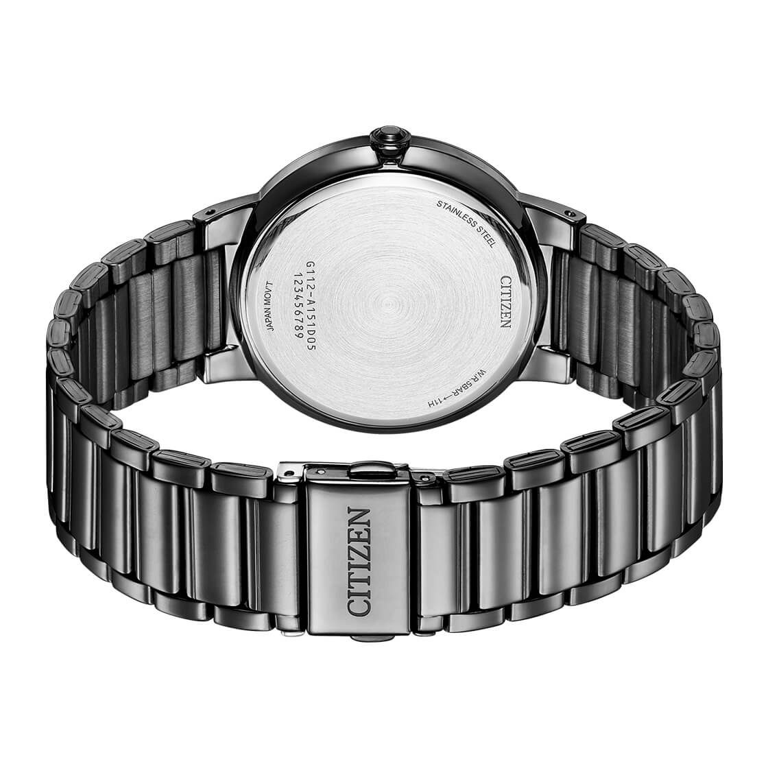Citizen Quartz Men's Watch Black Dial with Black Strap - BI5127-51H