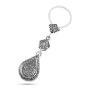 Silver Keys Medallion (God is the best guardian)