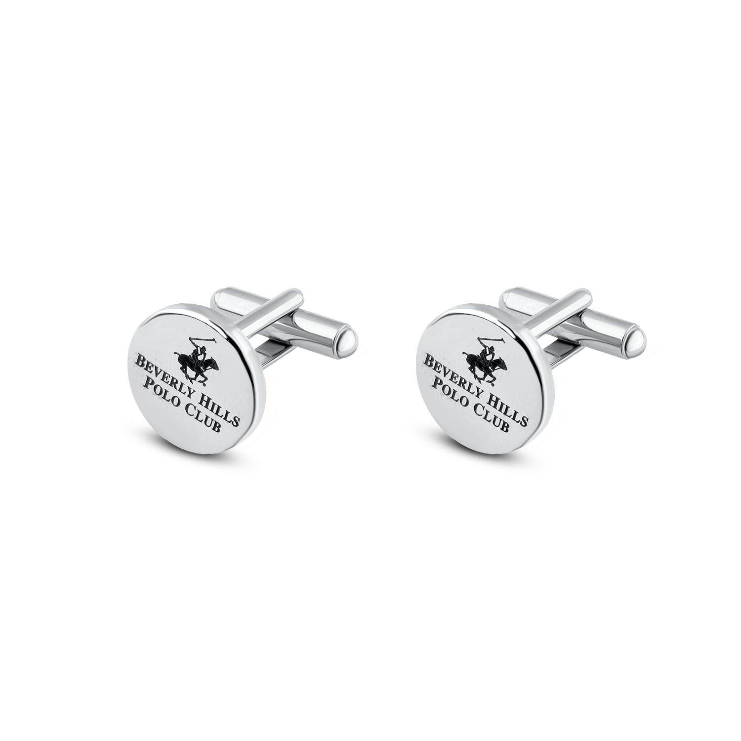Beverly Hills Polo Club Men’s Analog Set , Silver Dial, Silver Strap – BP3556X.330